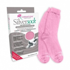 Carnation Footcare Children's Pink Thermal Silversocks